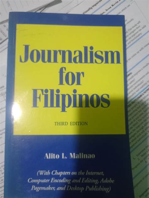 Journalism for Filipinos .